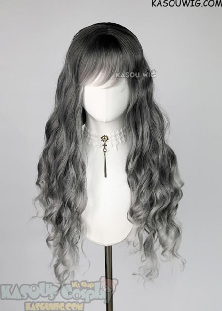 Mermaid Waves -  ♦ Charcoal Gray ♦