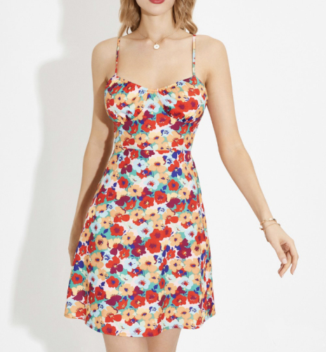 OMONSIM Wholesale Multicolor Sexy Design Sling Short Skirt Backless Mini Skirt
