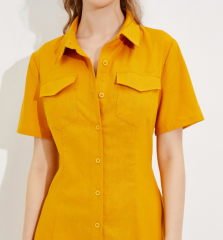OMONSIM Wholesale summer new elegant and slim high-end temperament dress women's sexy waist slim skirt