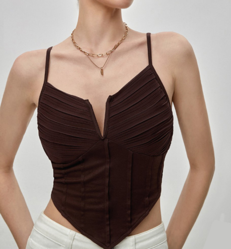 OMONSIM Wholesale design camisole women's summer new tight sexy pure desire wind top women