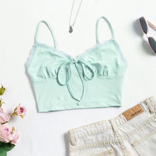 OMONSIM Wholesale Plus Size Tank Top for Women Sexy Slim Sleeceless Backless Ruched Bust Crop Oversize Top