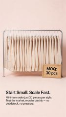 From Market Research to 30pcs Production – One Stop for Small Fashion Brands