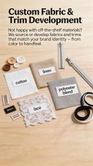 From Market Research to 30pcs Production – One Stop for Small Fashion Brands