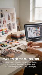From Market Research to 30pcs Production – 30pcs MOQ | Designer Dress · Developed for Your Brand