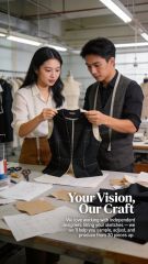 From Market Research to 30pcs Production – 30pcs MOQ | Designer Dress · Developed for Your Brand