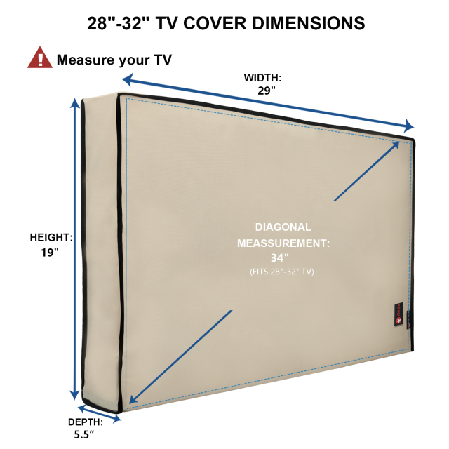 Outdoor Waterproof and Weatherproof TV Cover