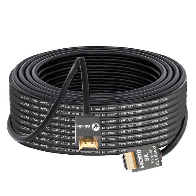 8K 48Gbps HDMI 2.1 Cable CL3 in Wall Rated