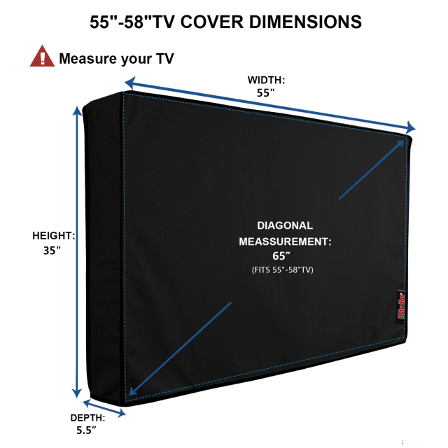 Outdoor Waterproof and Weatherproof TV Cover