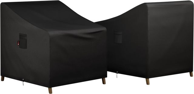 iBirdie Patio Furniture Covers Waterproof Outdoor Chair Covers 2 Pack