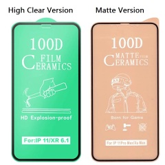 100D CERAMICS high clear/matte protector for phone tempered glass for phone