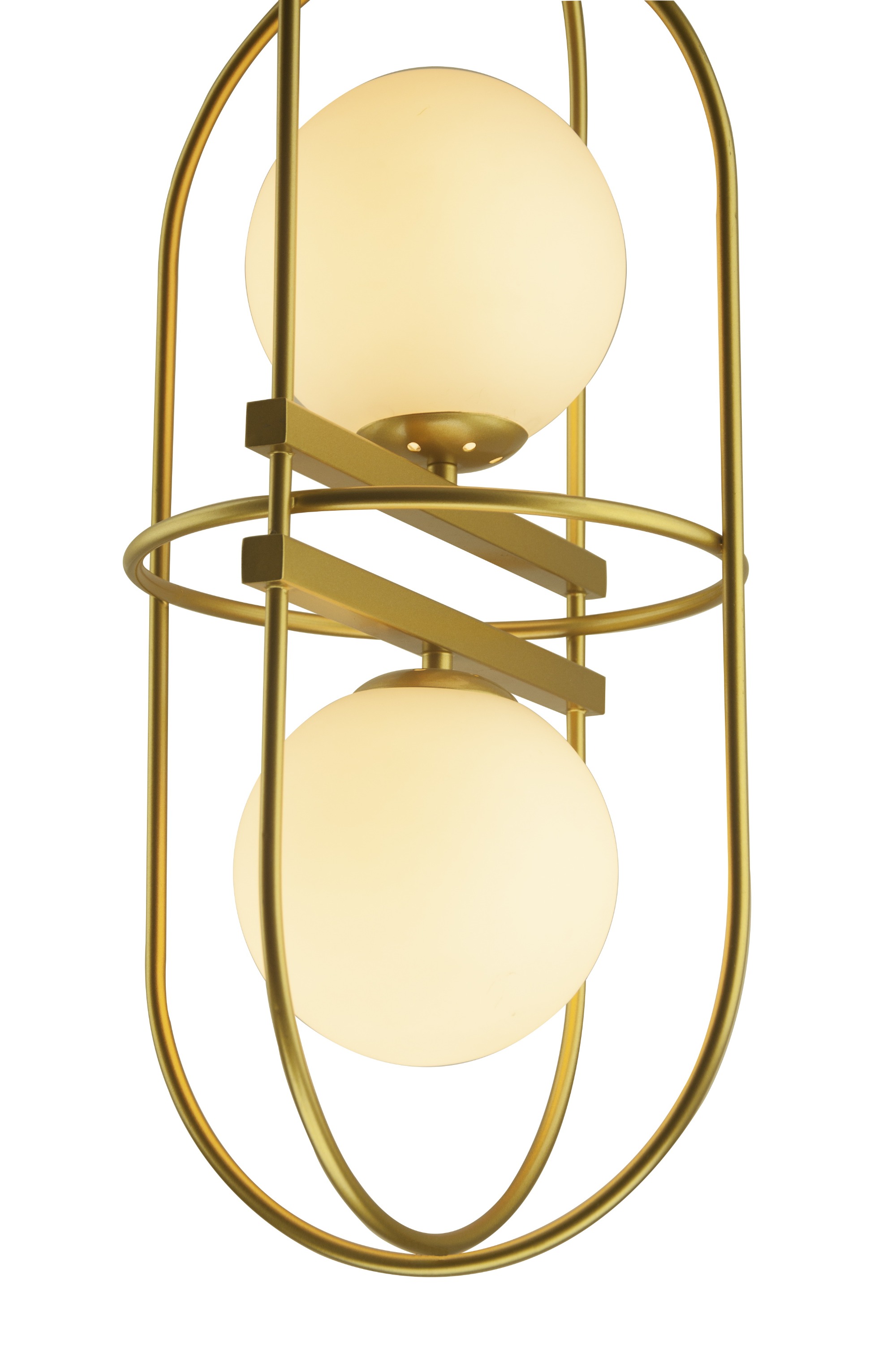 Nordic pendant lamp,Opal Glass , 3 Light in Painted Gold Finish, hanging in Hotel,villa, Home,Restaurant ,power cord in transparent and height can be adjusted on request