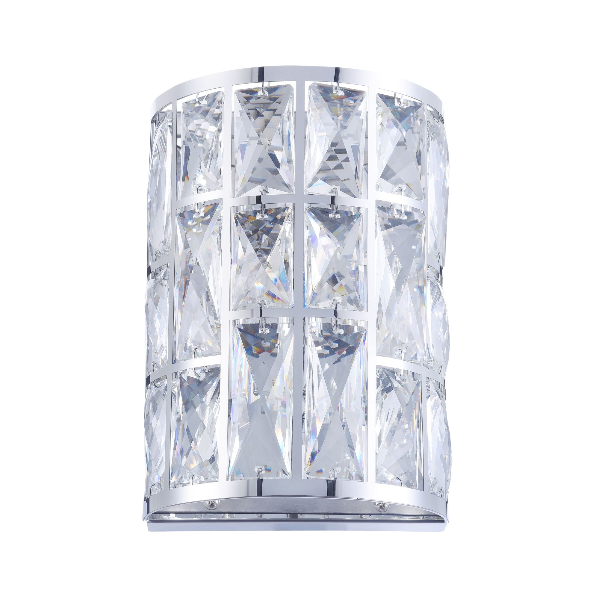 Luxury wall lamp, with K9 high quality crystal,1 Light in Chrome Finish, amount in Hotel,villa, Home,Restaurant