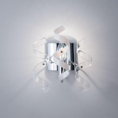 အလင်းရောင် 1 လက်လုပ် နံရံမှန် ၊ Luxury Design ၊ Colorful Glass .