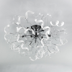 Hand-made glass ceiling,Luxury Design, Colorful Glass for your selection.