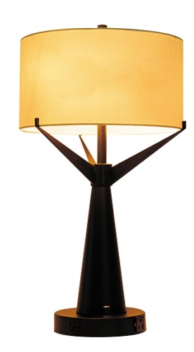 ဟိုတယ်ပရောဂျက် စားပွဲတင်မီးအိမ်၊ စားပွဲတင်မီးချောင်း ဒီဇိုင်းပုံစံ အနက်ရောင် အထည်အလိပ်များဖြင့် ခေတ်မီသည်။