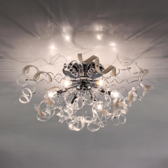 Hand-made glass ceiling,Luxury Design, Colorful Glass for your selection.