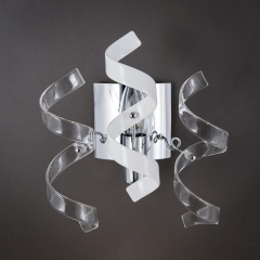 အလင်းရောင် 1 လက်လုပ် နံရံမှန် ၊ Luxury Design ၊ Colorful Glass .