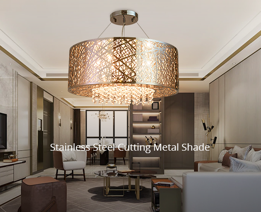 Stainless steel cutting metal shade