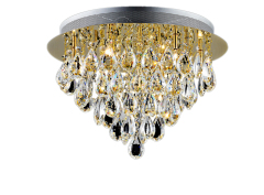 Clear crystal wall lamp, home decorative wall lamp, modern luxury k9 crystal wall lamp.