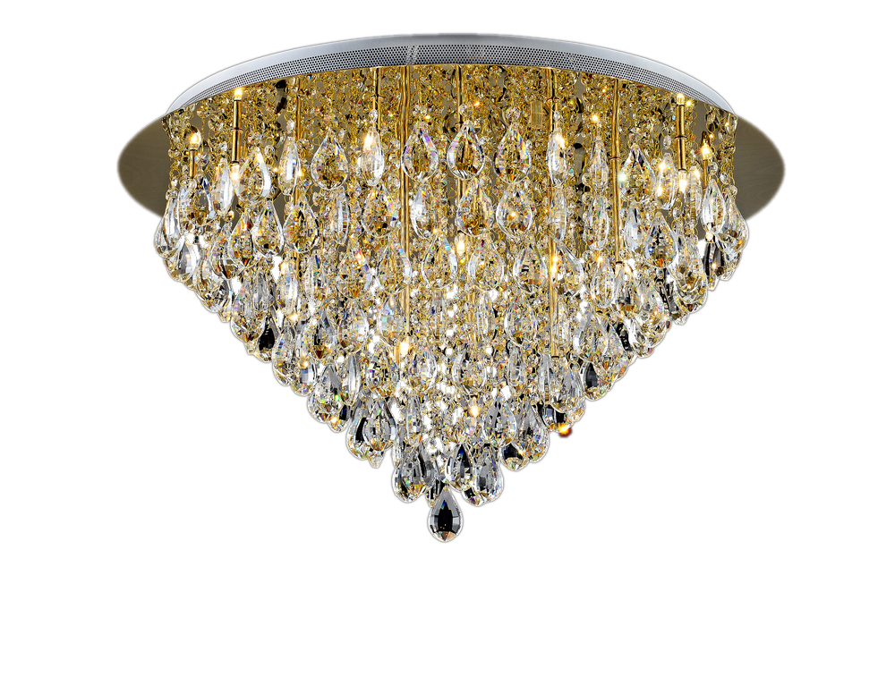 အဆင့်အတန်းမြင့် မီးချောင်းများ ၊ စိတ်ကြိုက်ဟိုတယ်ပရောဂျက် ၊ သံ အကြီးစား Crystal ဆွဲသီး တွဲလောင်း ဇိမ်ခံ ခေတ်မီ K9 Crystal Chandelier ၊ ရွှေ 12 ခေါင်း