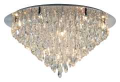 အဆင့်အတန်းမြင့် မီးချောင်းများ ၊ စိတ်ကြိုက်ဟိုတယ်ပရောဂျက် ၊ သံ အကြီးစား Crystal ဆွဲသီး တွဲလောင်း ဇိမ်ခံ ခေတ်မီ K9 Crystal Chandelier ၊ ရွှေ 12 ခေါင်း