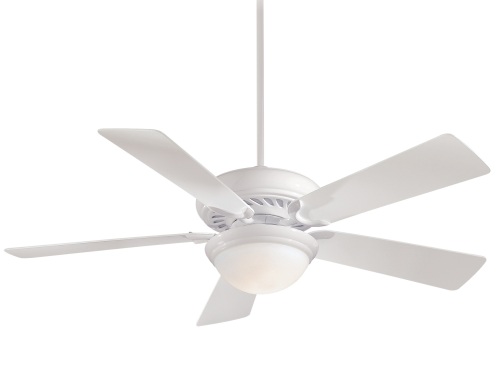 52 inch 5-Plywood Blade LED smart Ceiling Fan for Bedroom,Living Room,Office,Hotel,Villa,White,Satin Nickel finish,2 color available