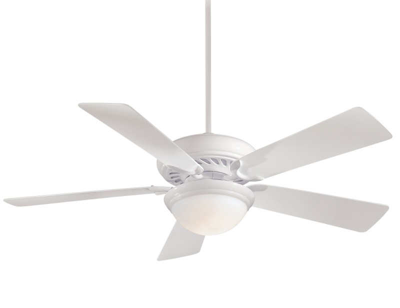 52 inch 5-Plywood Blade LED smart Ceiling Fan for Bedroom,Living Room,Office,Hotel,Villa,White,Satin Nickel finish,2 color available