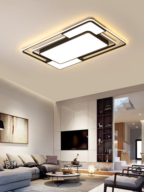 Multi graphics combination LED ceiling with Aluminum acrylic decoration