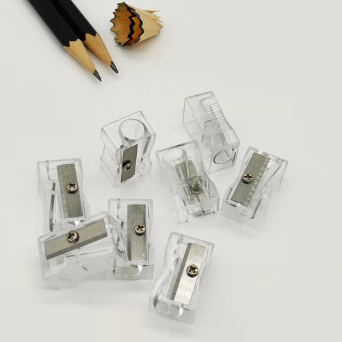 Transparent pencil sharpener