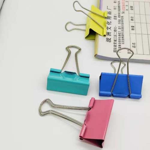 Colorful large long tail clip