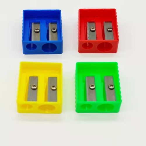 Square large and small holes hole pencil sharpener