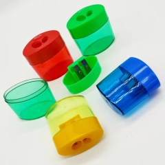Oval pencil sharpener；large and small holes pencil sharpener