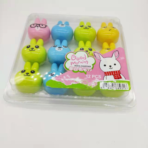 Rabbit head modelling pencil sharpener