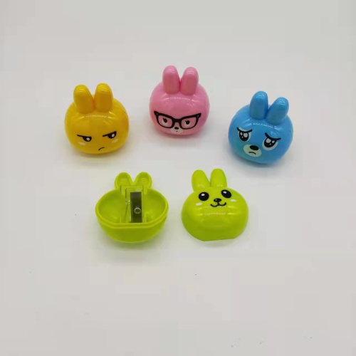 Rabbit head modelling pencil sharpener