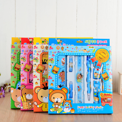 nine piece stationery set