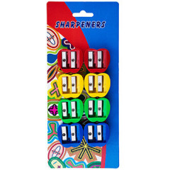 Suction card size hole pencil sharpener