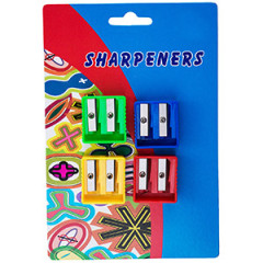 Suction card size hole pencil sharpener