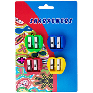 Suction card size hole pencil sharpener