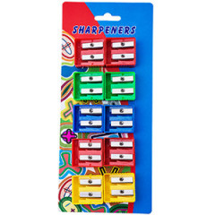 Suction card size hole pencil sharpener