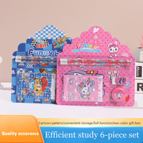 6 piece stationery set
