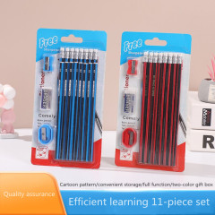 11-Piece Pencil Stationery Set