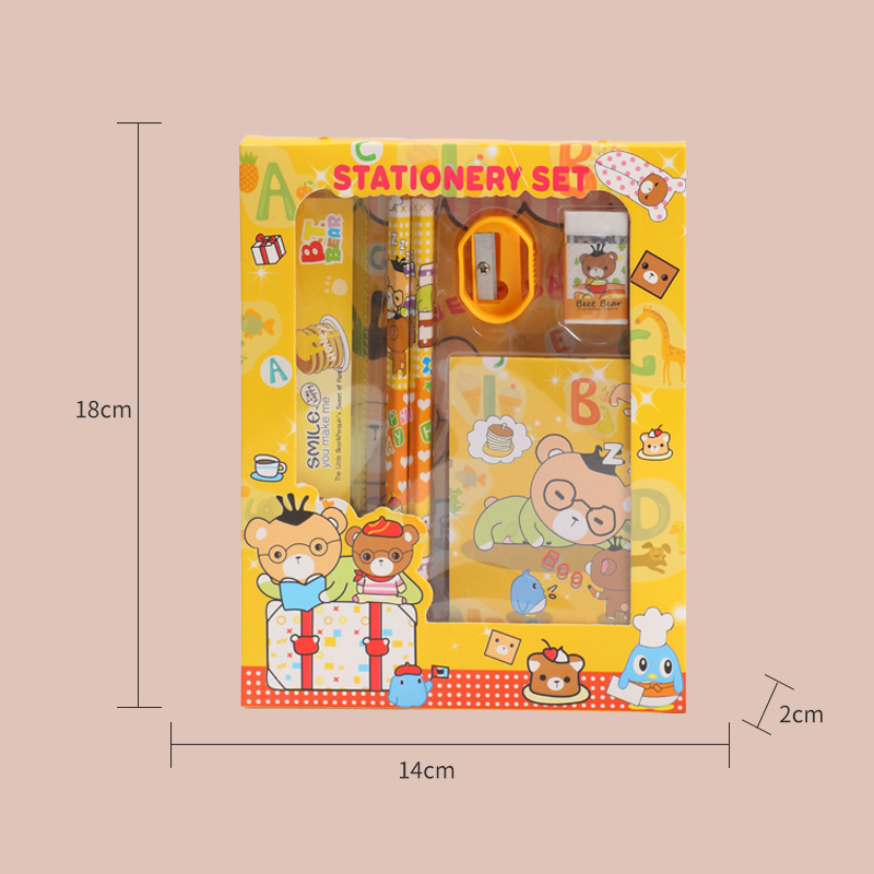 6 piece stationery set