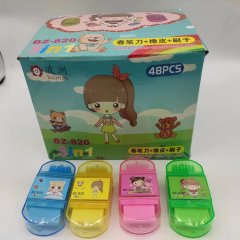 multifunctional pencil sharpener；3 in 1 pencil sharpener