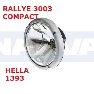 HELLA Rallye 3003 12V Driving Light Spread Beam1393 Rallye Compact Driving Lamp