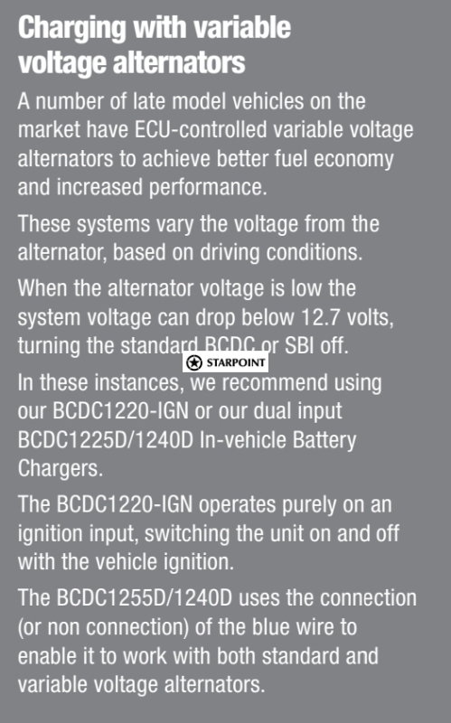 Redarc BCDC1225D Battery Charger 3 Stage 25 amp 9-32v Input 12v Output
