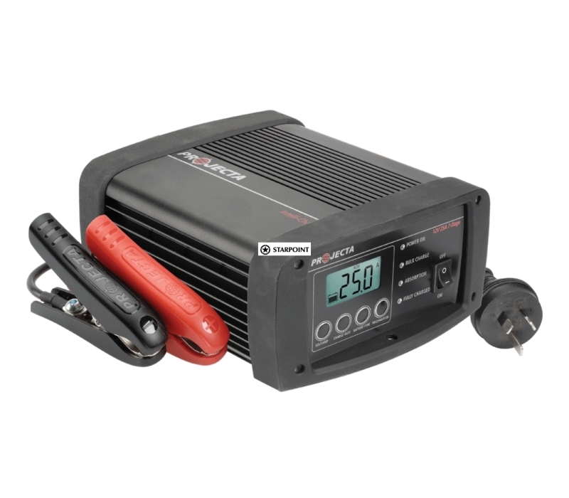 Projecta Intelli-charge 7 Stage Battery Charger 12 Volt 25 Amp Workshop