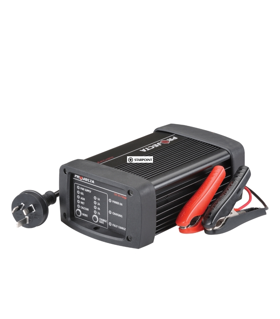 Projecta Intelli Charge 7 Stage Battery Charger 12 Volt 7 Amp 2027