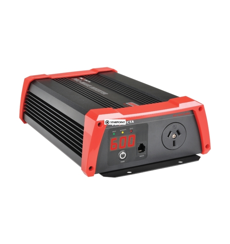 Projecta Pro-wave Pure Sine Wave Inverter 12 Volt 600 Watt