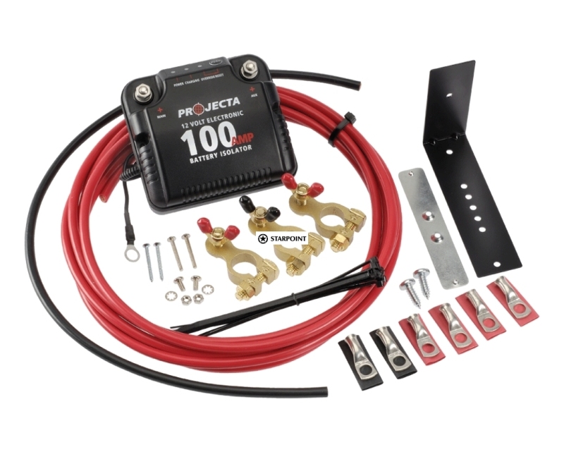 Projecta Dual Battery Isolator 12 Volt 100 Amp Kit