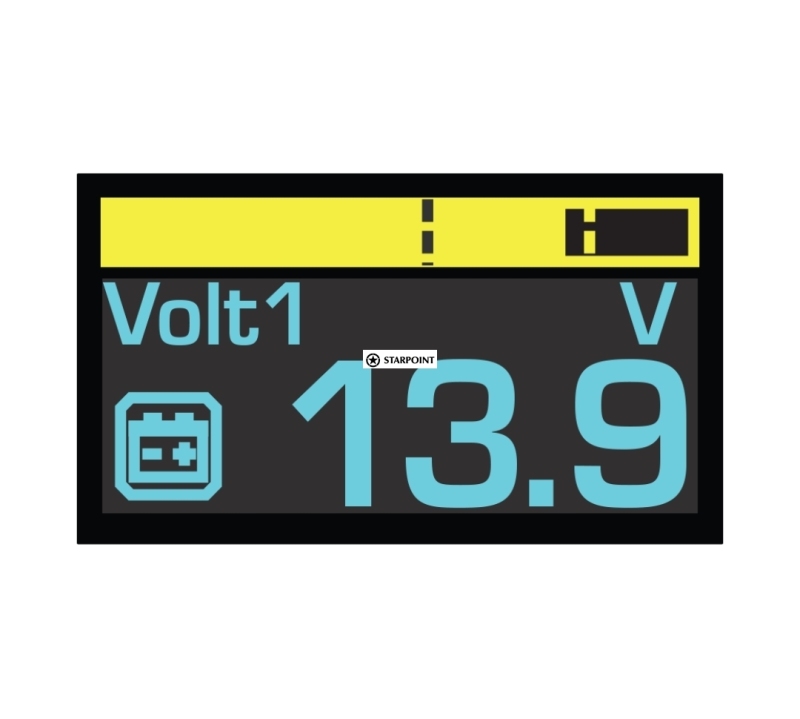 Projecta 12/24V Dual Battery Volt Meter